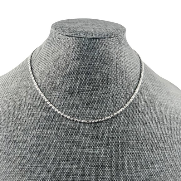 Stylish Rope Chain Sterling Silver Made in Italy 925 Rope Chain – Width 2.8mm - Picture 6 of 8